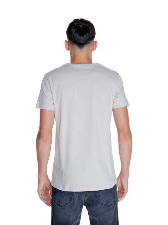 Tommy Hilfiger Herren T-Shirt Kurzarm Beige