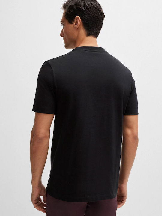 Hugo Boss T-shirt Bărbătesc cu Mânecă Scurtă Negru