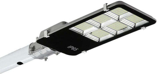 Lampă Solară Stradală 12W 7200lm Alb Rece 6500K cu Senzor de Mișcare și Telecomandă IP65 38.6cmx13.3cmx6.5cmcm