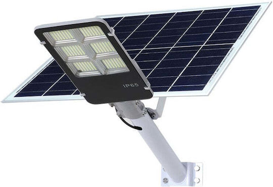 Lampă Solară Stradală 12W 7200lm Alb Rece 6500K cu Senzor de Mișcare și Telecomandă IP65 38.6cmx13.3cmx6.5cmcm