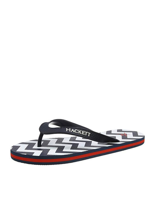 Hackett London Zig Zag Flip Flops