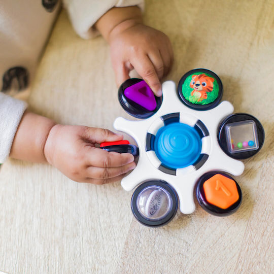 Baby Einstein Βρεφικό Παιχνίδι Curiosity Clutch Twist & Pop Rattle με Μουσική και Ήχους για 3+ Μηνών
