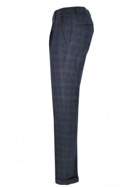 Trousers plaid BRIGLIA 1949 BG07_322486 blue BG07_322486-LKG