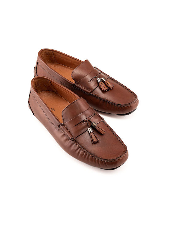 Moccasin Leather Infinity BLCK Brown