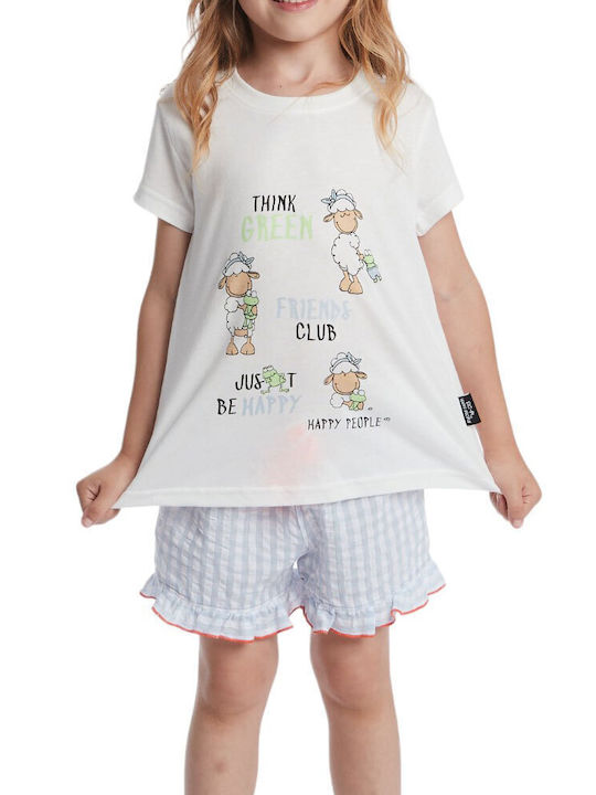 Eic-Pi Happy People Kids Set with Shorts Summer 2pcs chiel