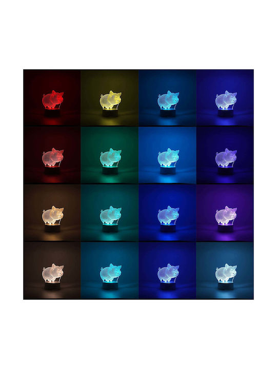 Lustră Decorativă Iluzie 3D Multicolor