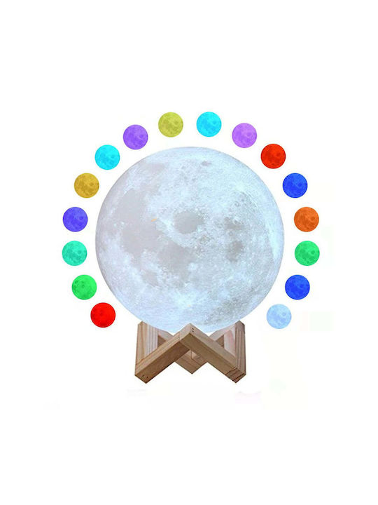 Διακοσμητικό Φωτιστικό LED Moon Light 3εκ.