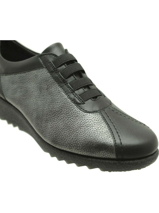 Relax anatomic Women's Casual Leather 7343 Black Carbon Black