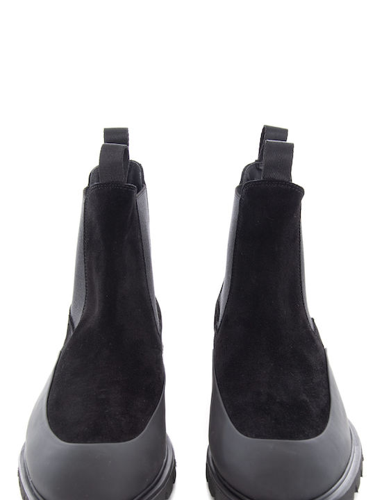 Per La Moda Ankle Boots - Black Μπότες (Ανδρικό Leather Black - 7246-02)