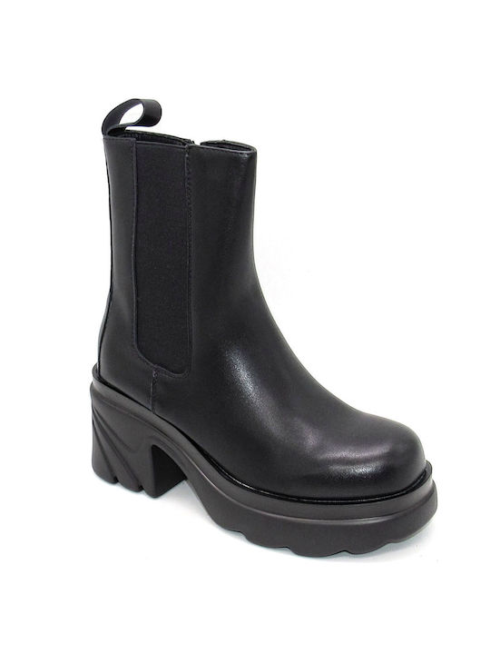 Damen-Stiefeletten TLP 18012-1 Schwarz