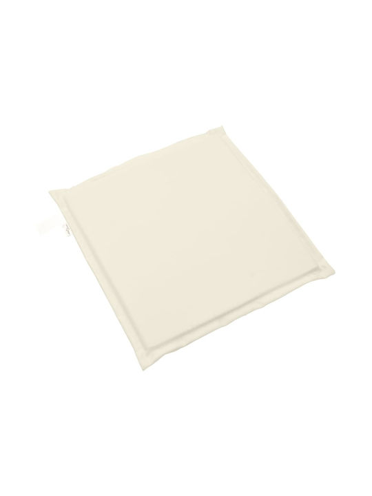 vidaXL Pernă Scaunului De Grădină Waterproof Crem 2 Bucăți 45x45 cm