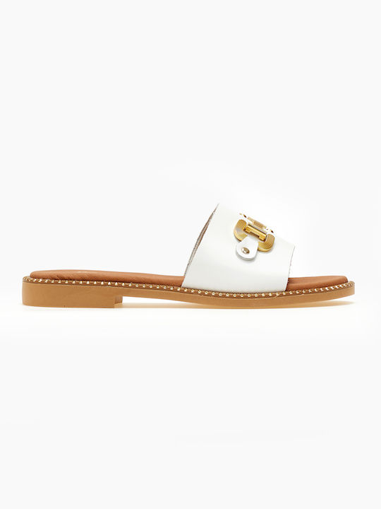 Ragazza Leather Sandals 01190 22138001 White