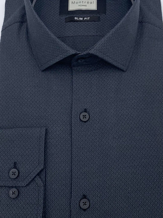 EXIST - SLIM FIT SHIRT E12812 Exist - ANTHRACITE