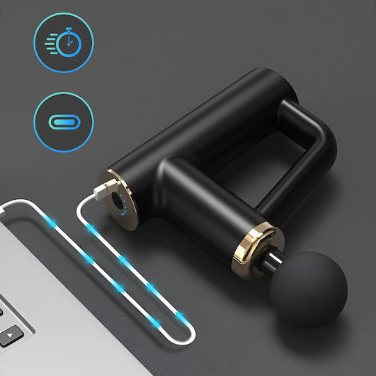 Extralink Extralink Msg-03 Mini Πιστόλι Μασάζ για το Σώμα με Δόνηση Μαύρο