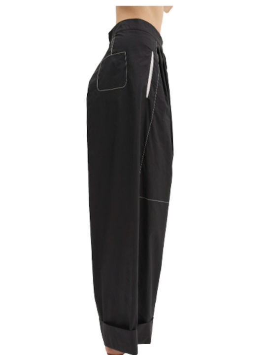 MeiMeiJ PANTALONE NERO M3EA58_100 Γυναικείο