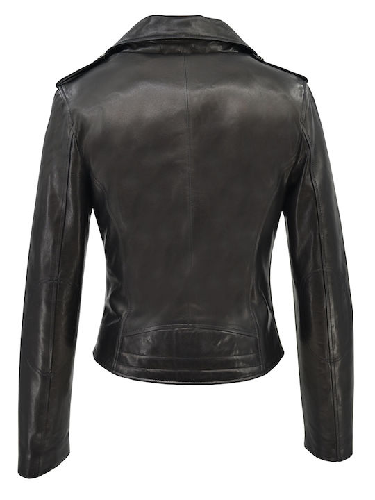 Leder 100 DAMEN LEATHER DAMEN BOSS CODE: 07-W-B-1814-SILBERN-EC (SCHWARZ)