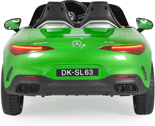 Mercedes DK-SL63 Două Locuri Cu Telecomandă 12 Volți Verde Pentru 3+ Ani