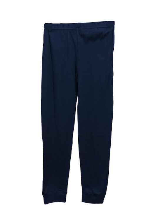 Ogham Men's winter cotton pajamas 7302 Blue