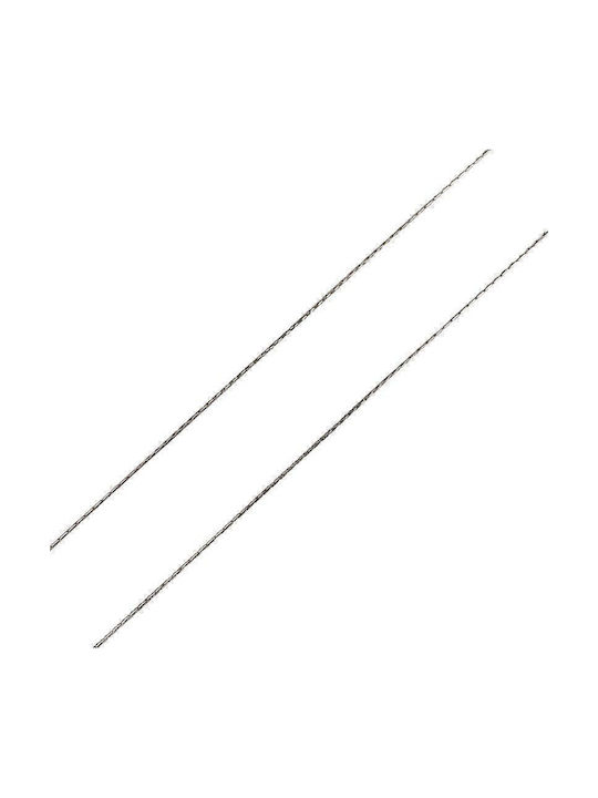 Silberne Kette Nacken Spirale Länge 54cm