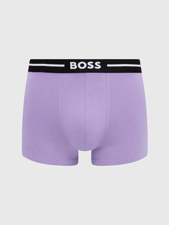 Hugo Boss Boxeri pentru bărbați Colorful cu modele 3Pachet