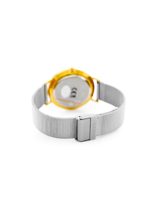 Pacific Women's Watch 39mm Battery with Silver Metal Bracelet