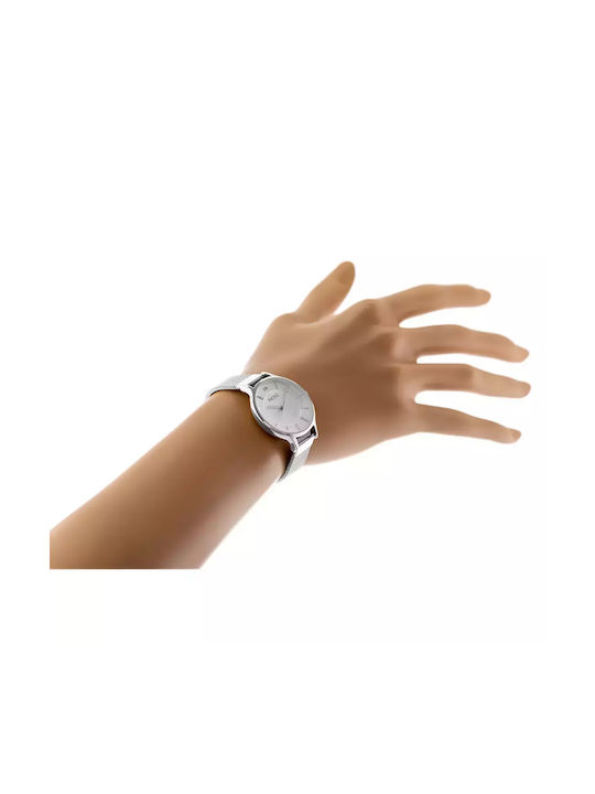 Pacific Damen Uhr mit Silber Metallarmband