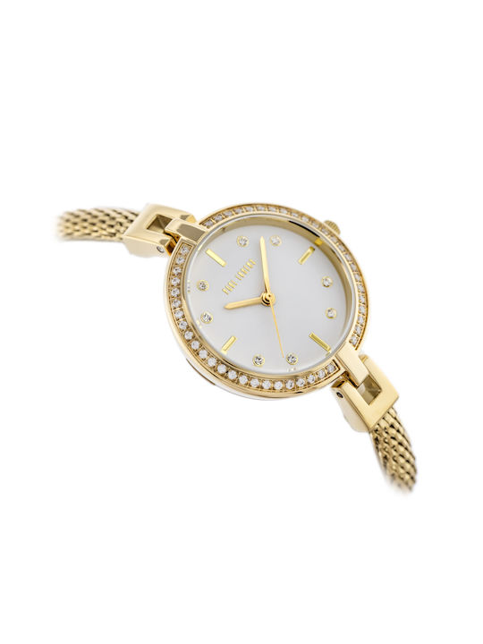 Paul Lorens Watch with Gold Metal Bracelet