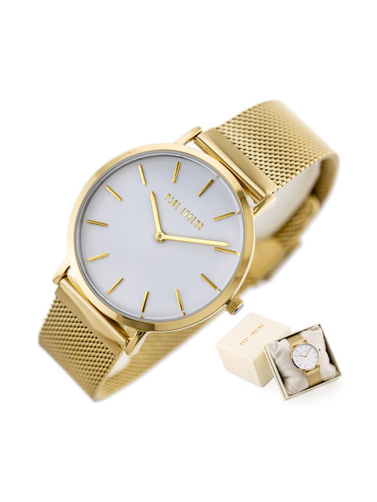 Paul Lorens Watch with Gold Metal Bracelet