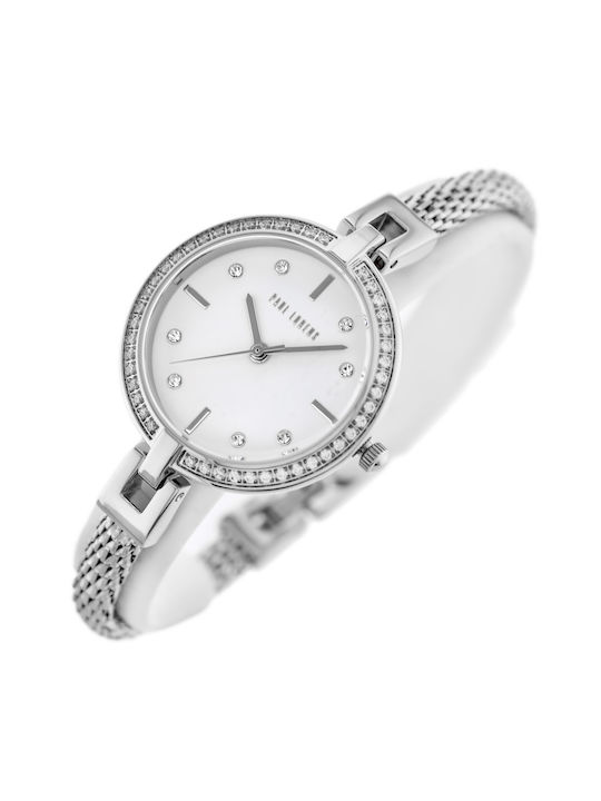 Paul Lorens Дамски Часовник 32mm Кварцов със Сребрист Метална Верижка