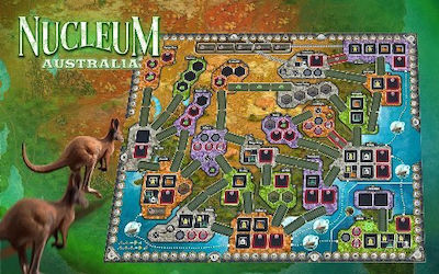 Board & Dice Board Game Nucleum Australia for 1-4 Players 14+ Years (EN)