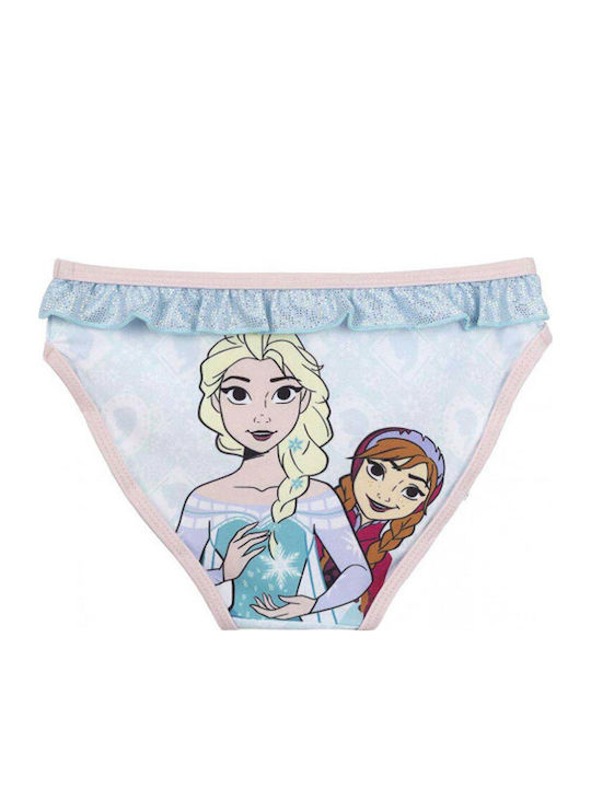 Cerda Frozen Elsa Anna Kids Swimwear Light Blue Swim Briefs