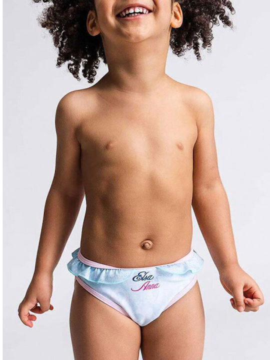 Cerda Frozen Elsa Anna Kids Swimwear Light Blue Swim Briefs
