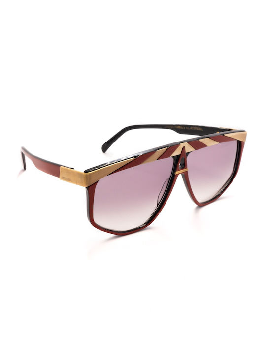 Alpina Women's Sunglasses with Multicolour Plastic Frame and Pink Gradient Lens A1118204