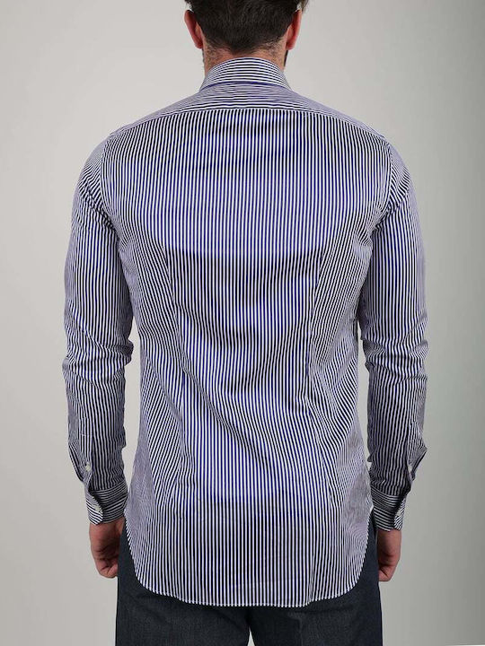 Xacus Men's Shirt Long Sleeve Blue