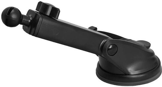 Powertech Car Mobile Mount with Adjustable Hooks and Wireless Charging Black