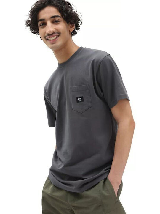 Vans Off Wall Ii Pocket T-shirt Bărbătesc cu Mânecă Scurtă Gri