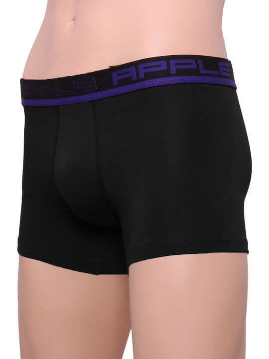 Apple Boxer Men's Boxer Black Purple