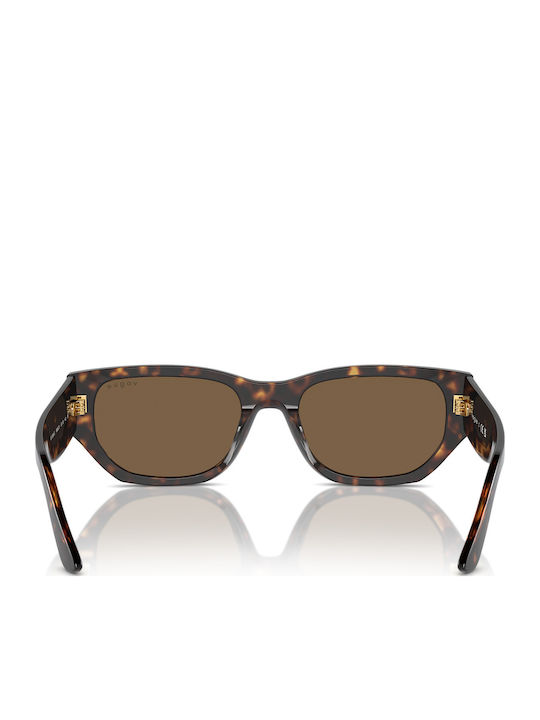 Vogue Women's Sunglasses with Brown Tartaruga Plastic Frame and Brown Lens VO5586S W65673