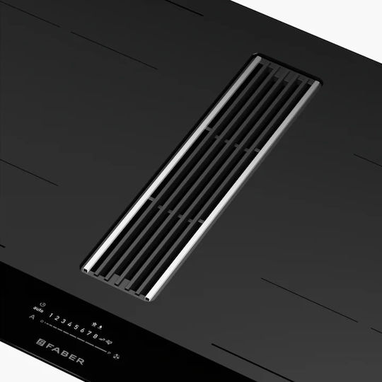 Faber Galileo Stripes A830 Induction Cooktop Autonomous with Hood 83x52εκ.