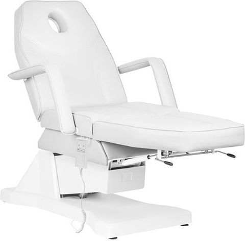 Electric Beauty Chair with Adjustable Height White