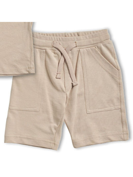 Reflex Kids Set with Shorts Summer 2pcs Coffee