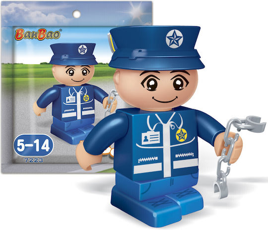 Banbao Blocuri Policeman pentru 4+ Ani 1buc