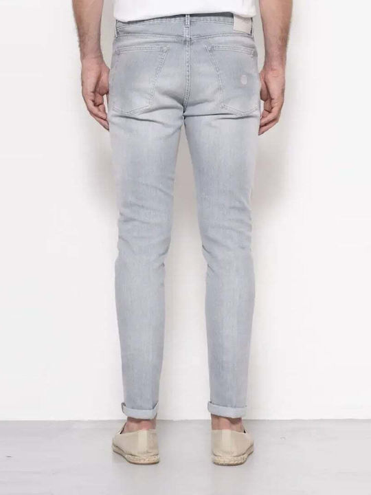 Ανδρικό Παντελόνι Τζιν με Relaxed Εφαρμογή Lightgrey