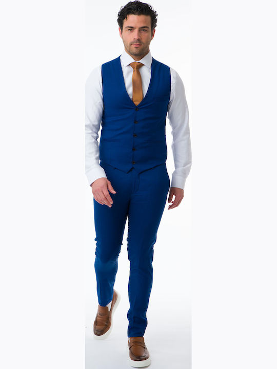 Мъжко жиле Blue