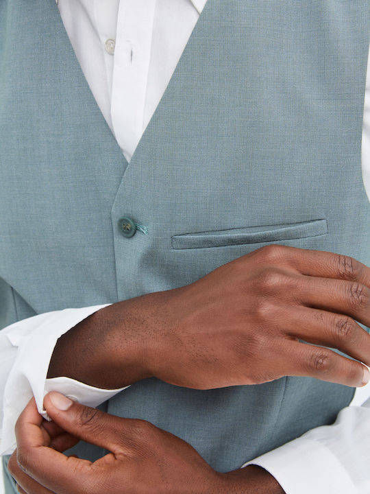 Men's Vest Slim Fit Mint