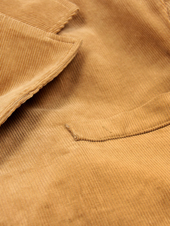 Men's Winter Suit Jacket Mustard