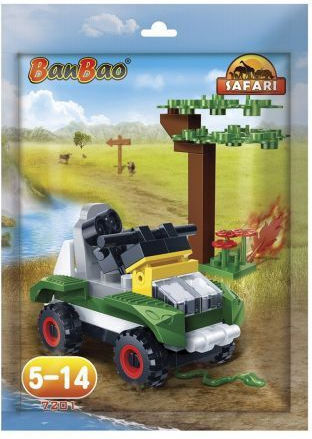 Banbao Конструктори Safari за 4+ Години 40 Бройки