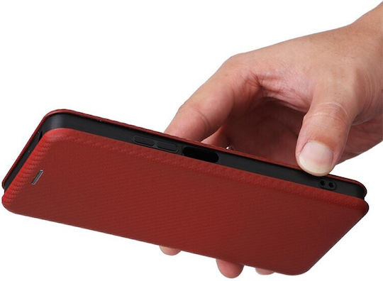 Carbon Fiber Book Brown (TCL 50 5G)