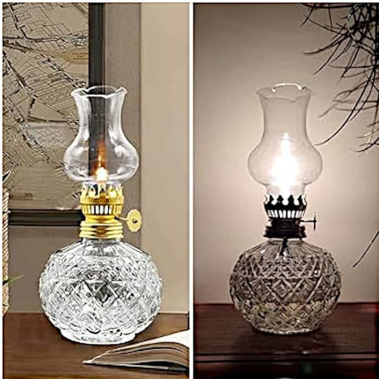 Λάμπα Πετρελαίου Oβάλ Φυτίλι 18,5cm 5dis25
