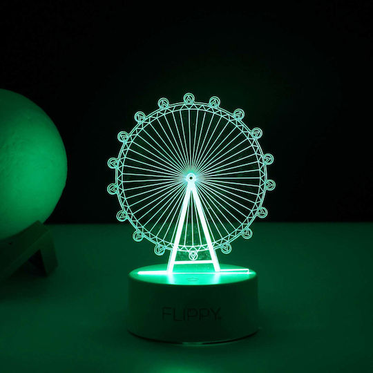 Διακοσμητικό Φωτιστικό LED 3D Illusion 3εκ.